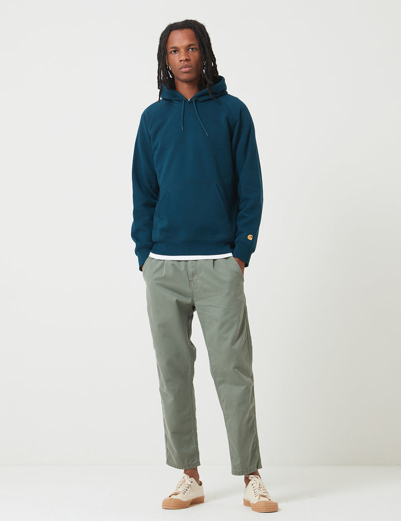 Carhartt-WIP Chase Hooded Sweatshirt - Duck Blue
