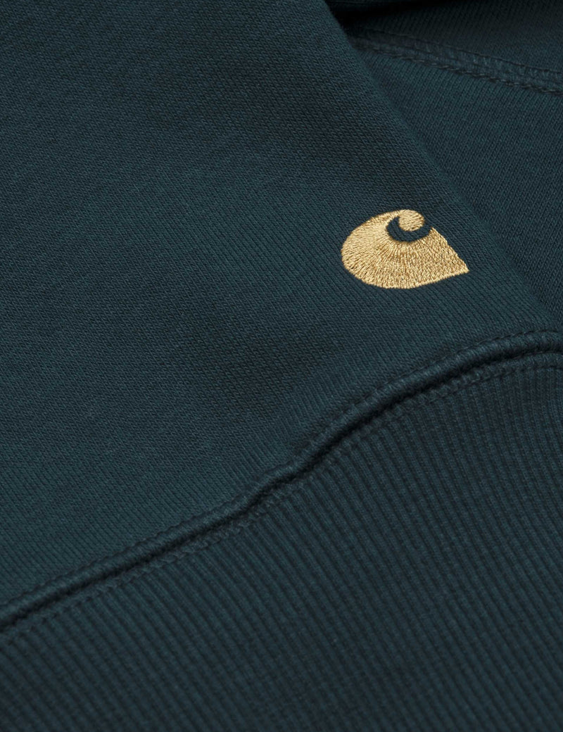 Carhartt-WIP Chase Hooded Sweatshirt - Duck Blue