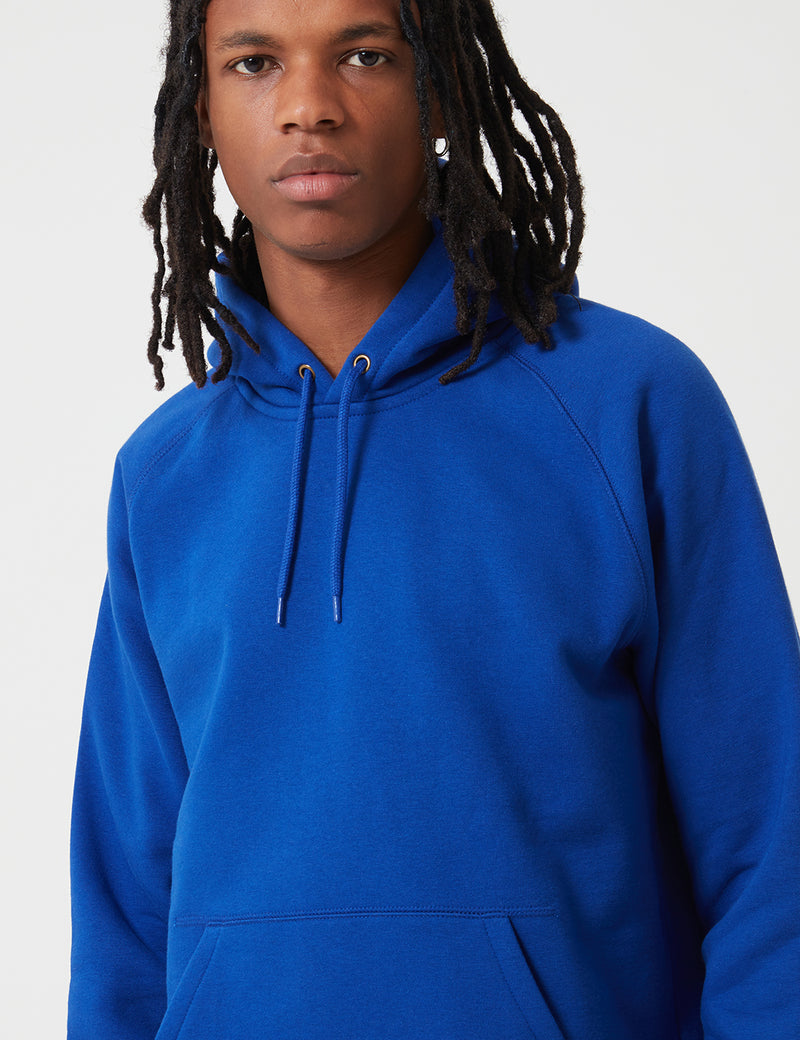 Carhartt-WIP Chase Hooded Sweatshirt - Thunder Blue