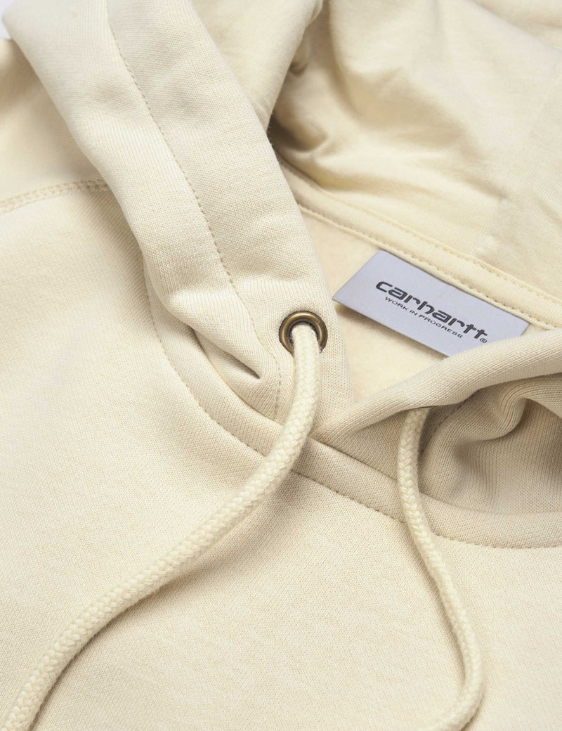 Carhartt-WIP Chase Hooded Sweatshirt - Flour White