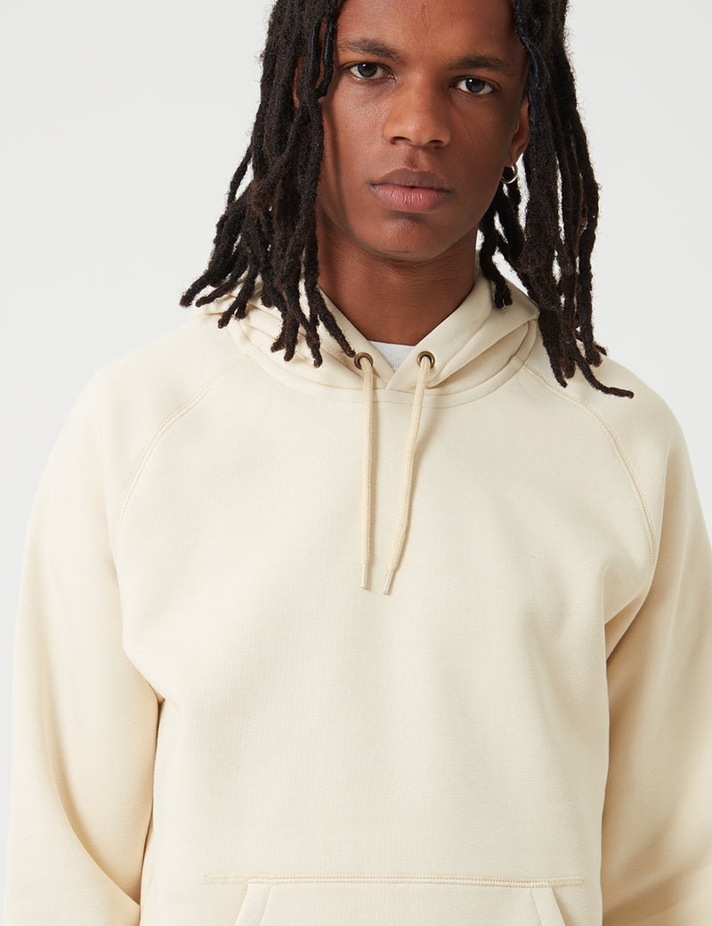 Carhartt-WIP Chase Hooded Sweatshirt - Flour White