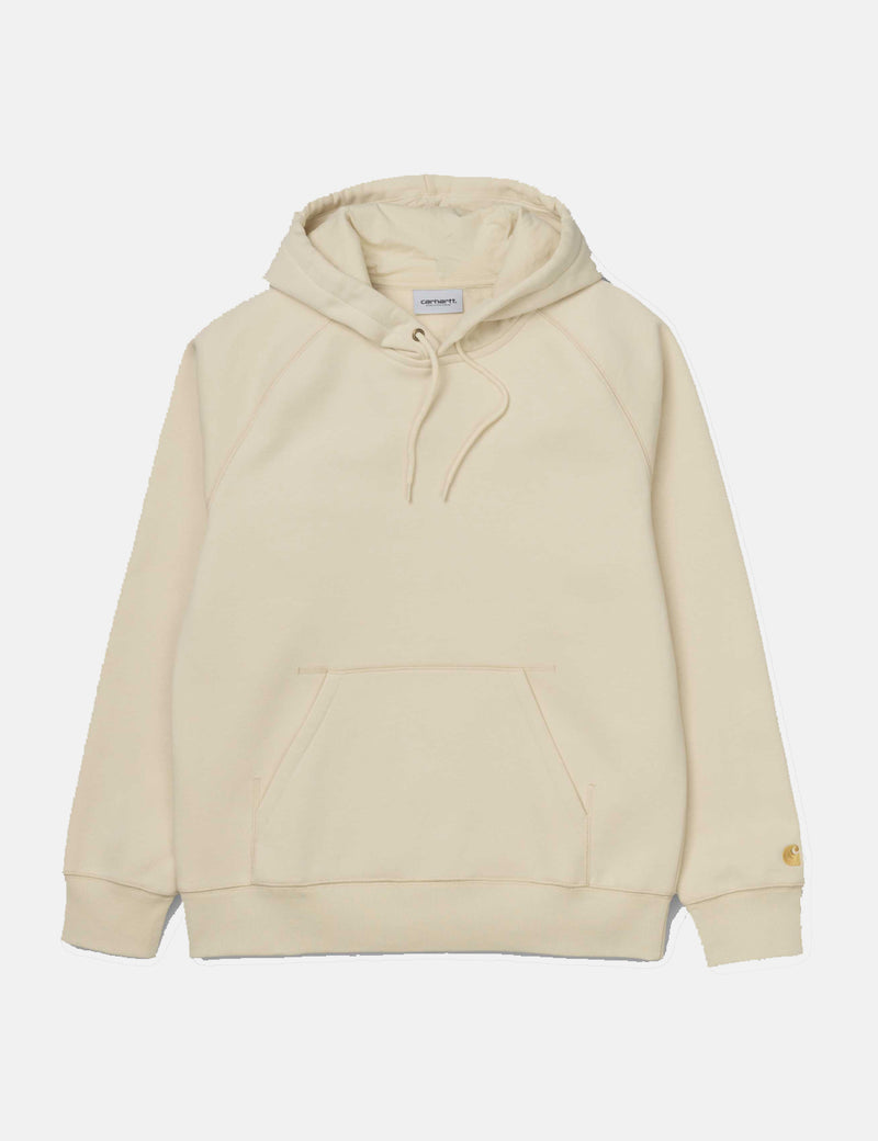 Carhartt-WIP Chase Hooded Sweatshirt - Flour White