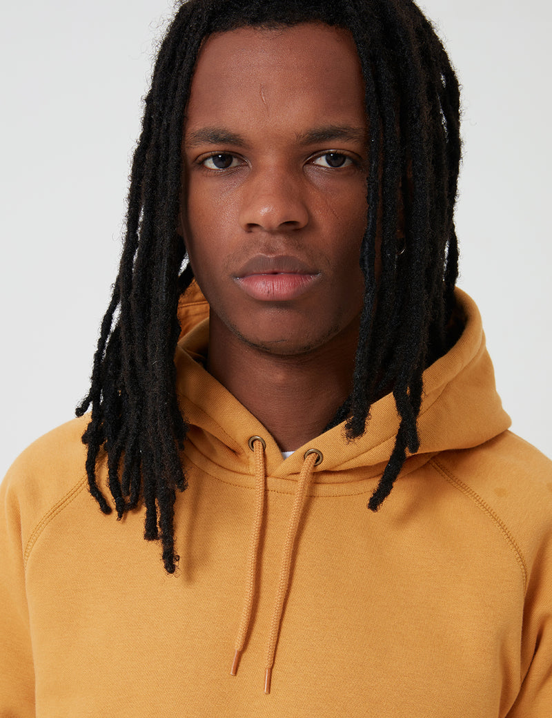 Carhartt-WIP Hooded Chase Sweatshirt - Winter Sun/Gold