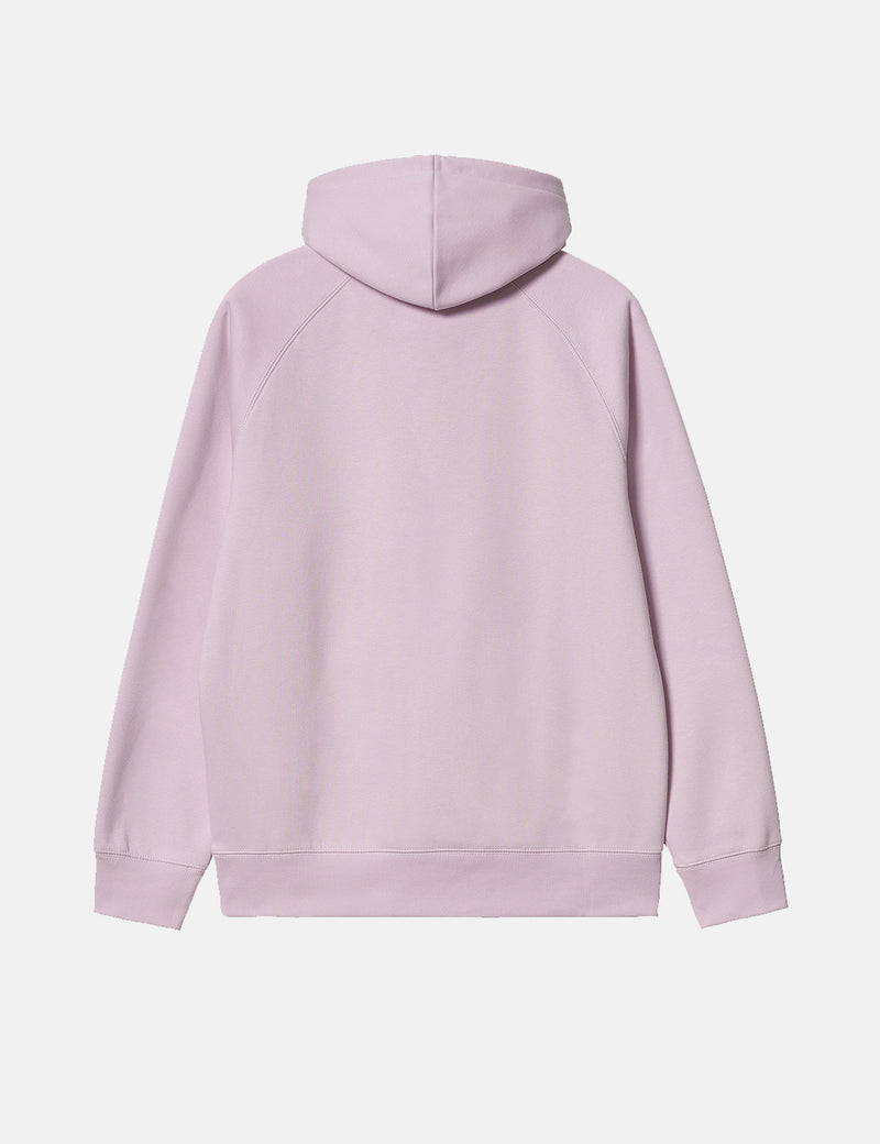 Sweat à capuche Carhartt-WIP Chase - Quartz pâle/Or
