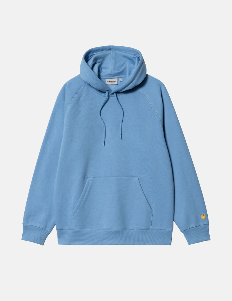 Carhartt-WIP Chase Hooded Sweatshirt - Piscine Blue