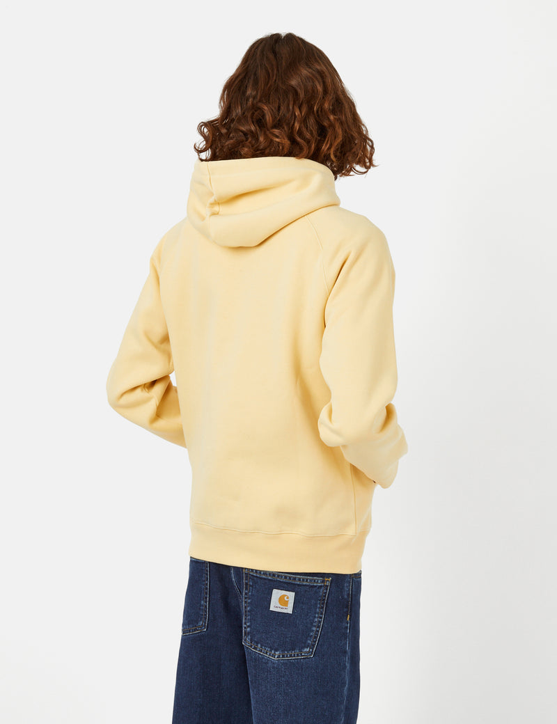 Carhartt-WIP Chase Hooded Sweatshirt - Citron Yellow