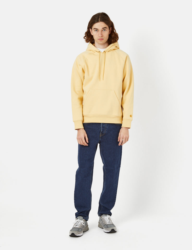 Carhartt-WIP Chase Hooded Sweatshirt - Citron Yellow