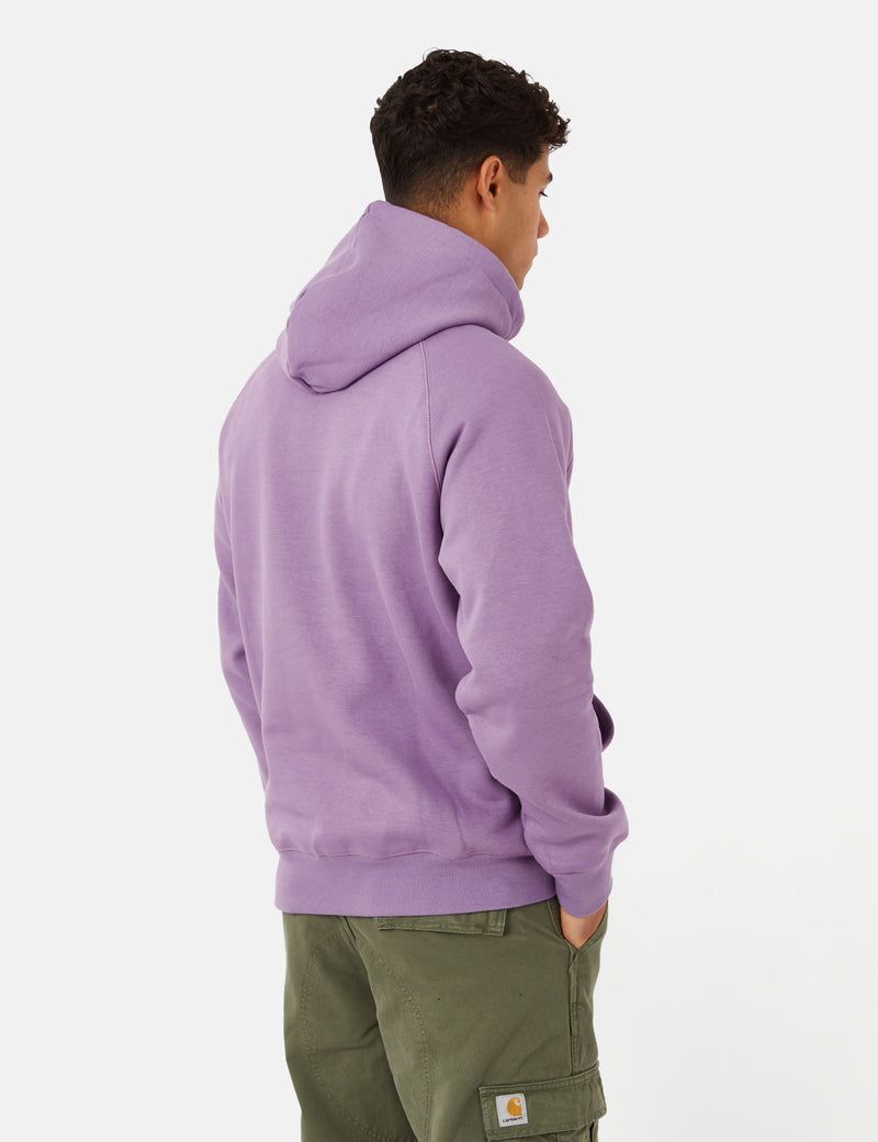 Carhartt-WIP Chase Hooded Sweatshirt - Violanda Purple