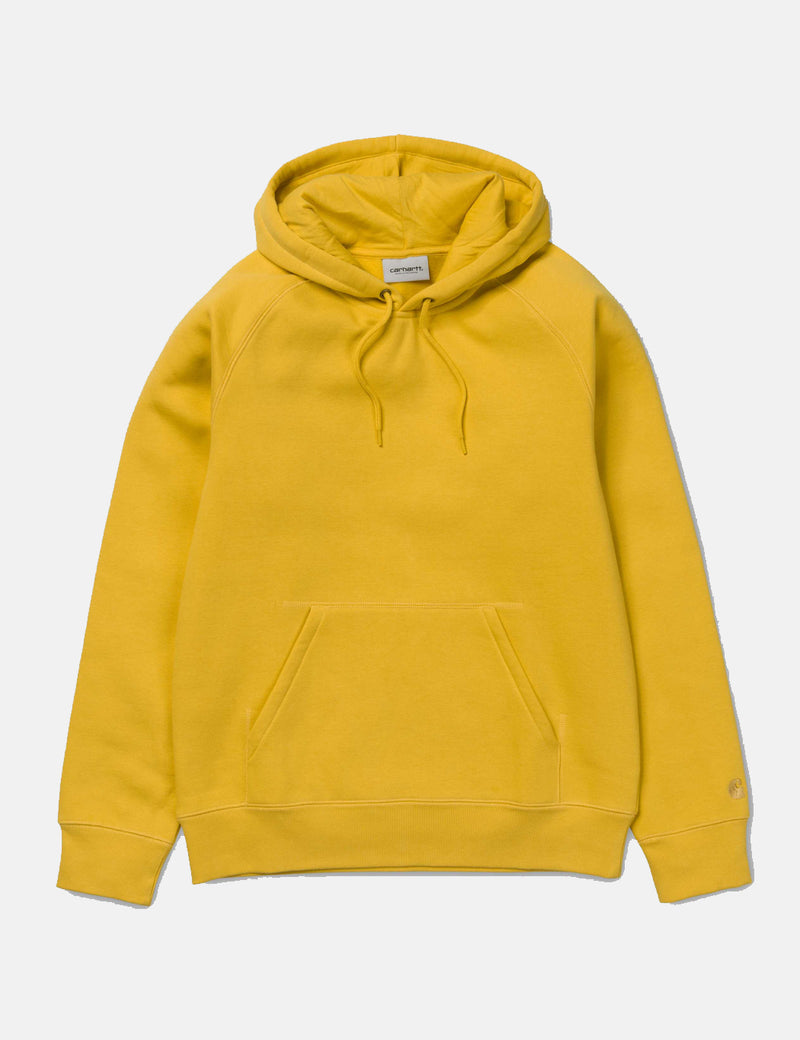 Carhartt-WIP Chase Hooded Sweatshirt - Quince Yellow