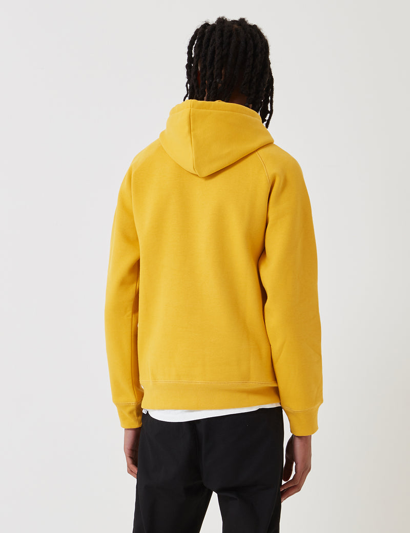 Carhartt-WIP Chase Hooded Sweatshirt - Quince Yellow