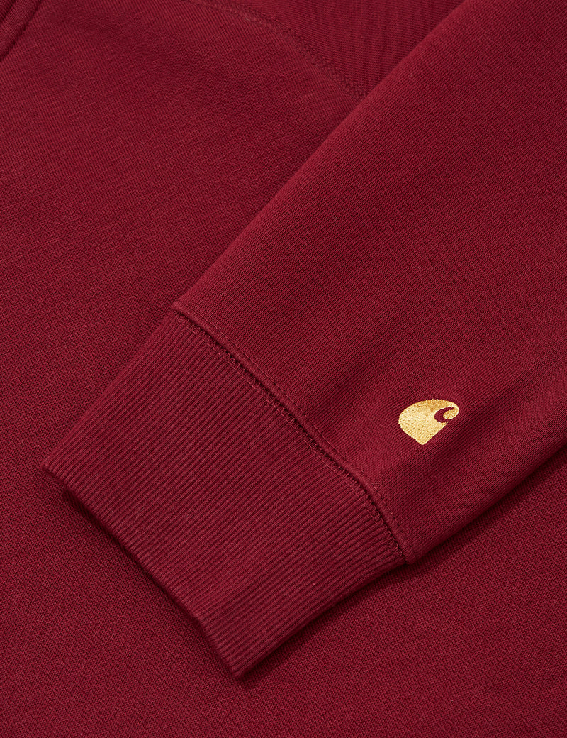 Carhartt-WIP Chase Hooded Sweatshirt - Mulberry