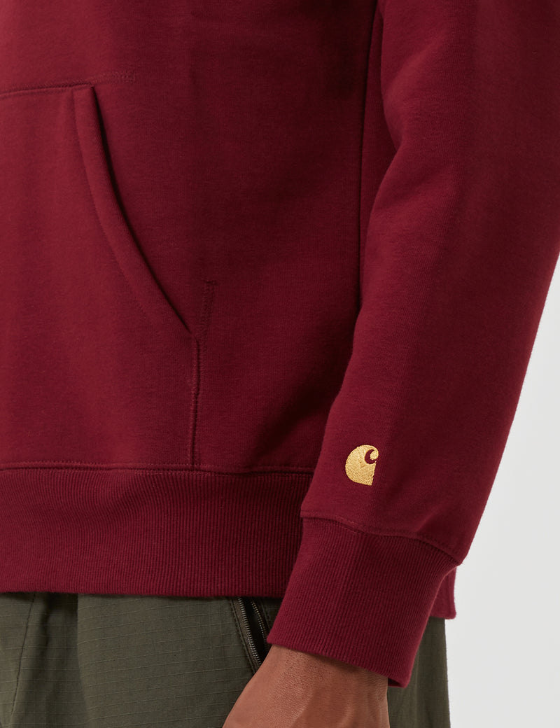 Carhartt-WIP Chase Hooded Sweatshirt - Mulberry