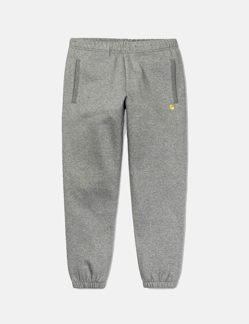 Carhartt-WIP Chase Sweat Pant - Dark Grey Heather