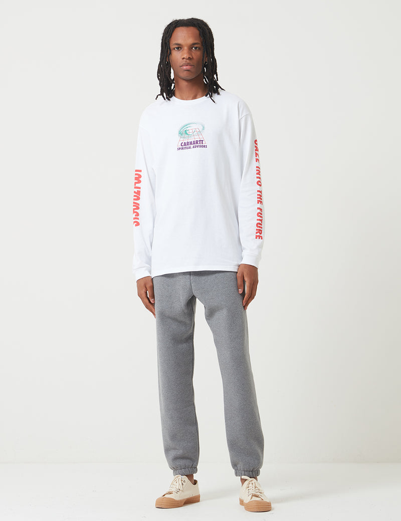 Carhartt-WIP Chase Sweat Pant - Dark Grey Heather