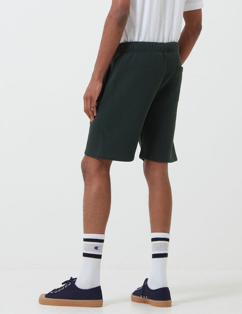 Carhartt-WIP Chase Sweat Shorts - Loden/Gold