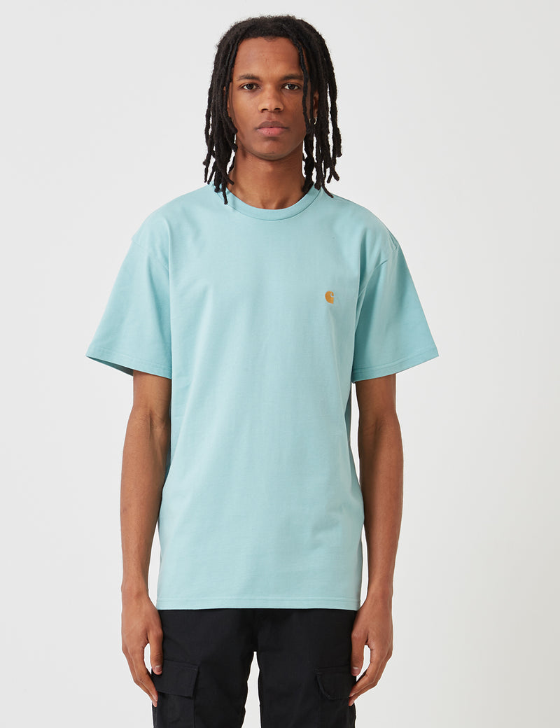カーハート-WIPチェイスTシャツ-アロエグリーン