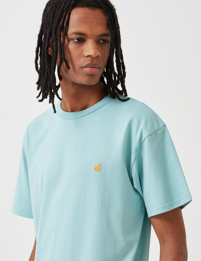 カーハート-WIPチェイスTシャツ-アロエグリーン