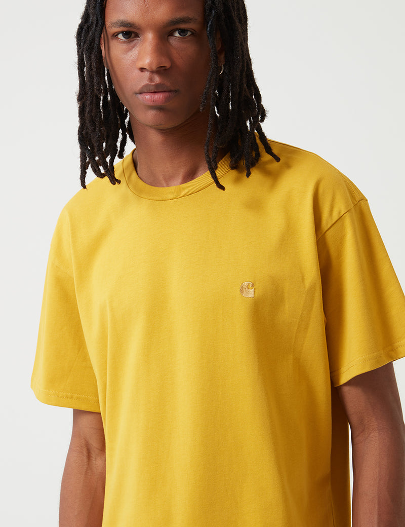Carhartt-WIP Chase T-Shirt - Colza Yellow