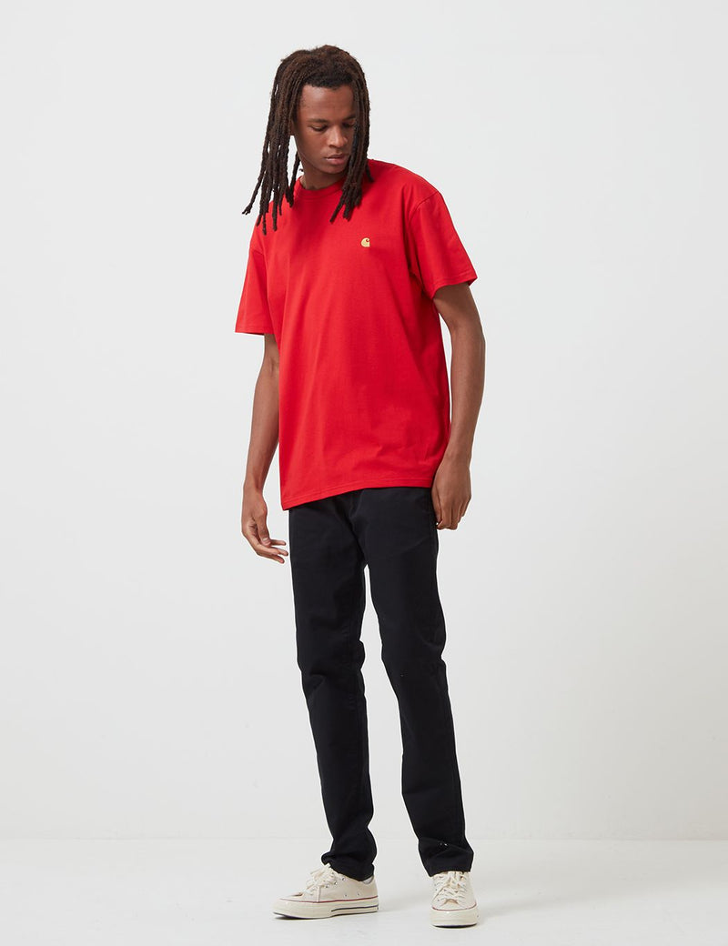 Carhartt-WIP Chase T-Shirt - Etna Red