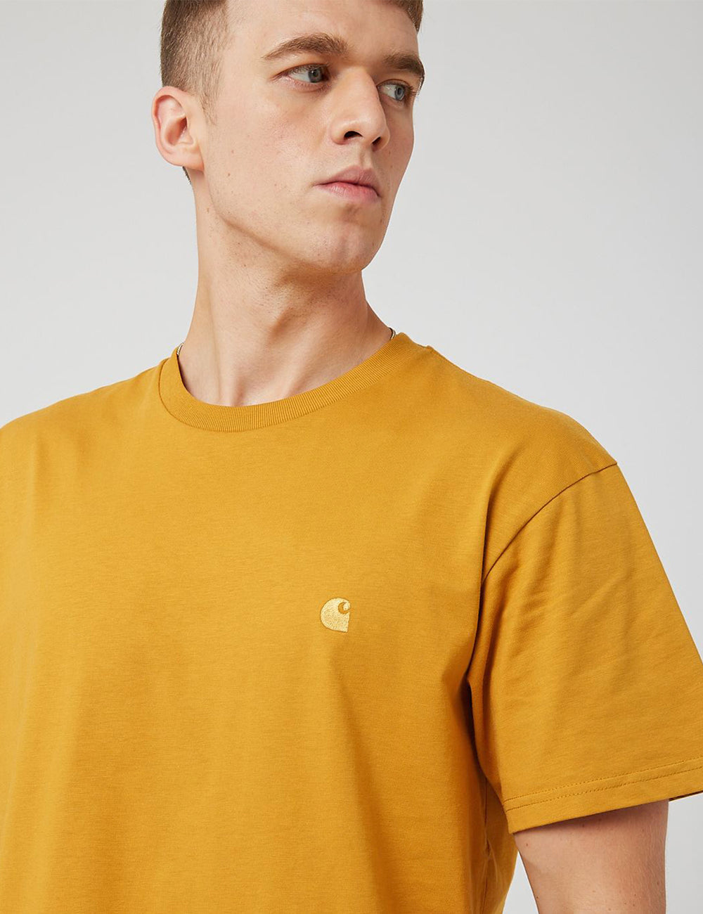 yellow carhartt shirt