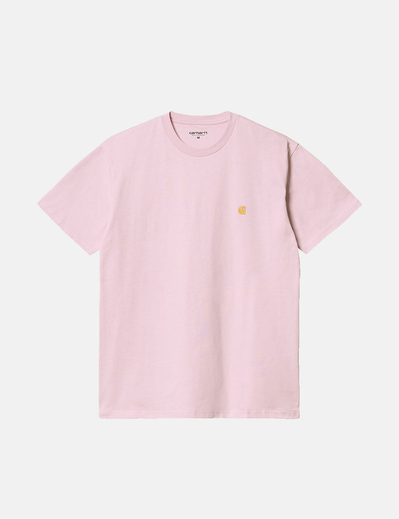 Carhartt-WIP Chase T-Shirt - Pale Quartz/Or