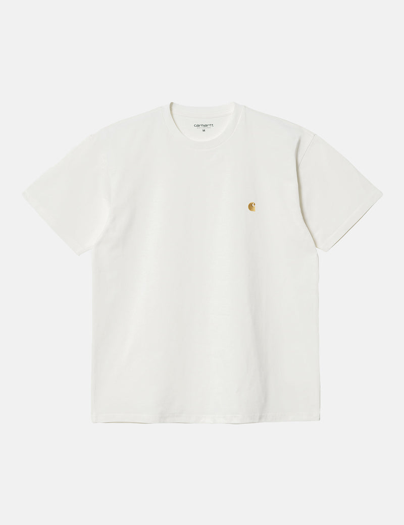 Carhartt-WIP Chase T-Shirt - Cire/Or