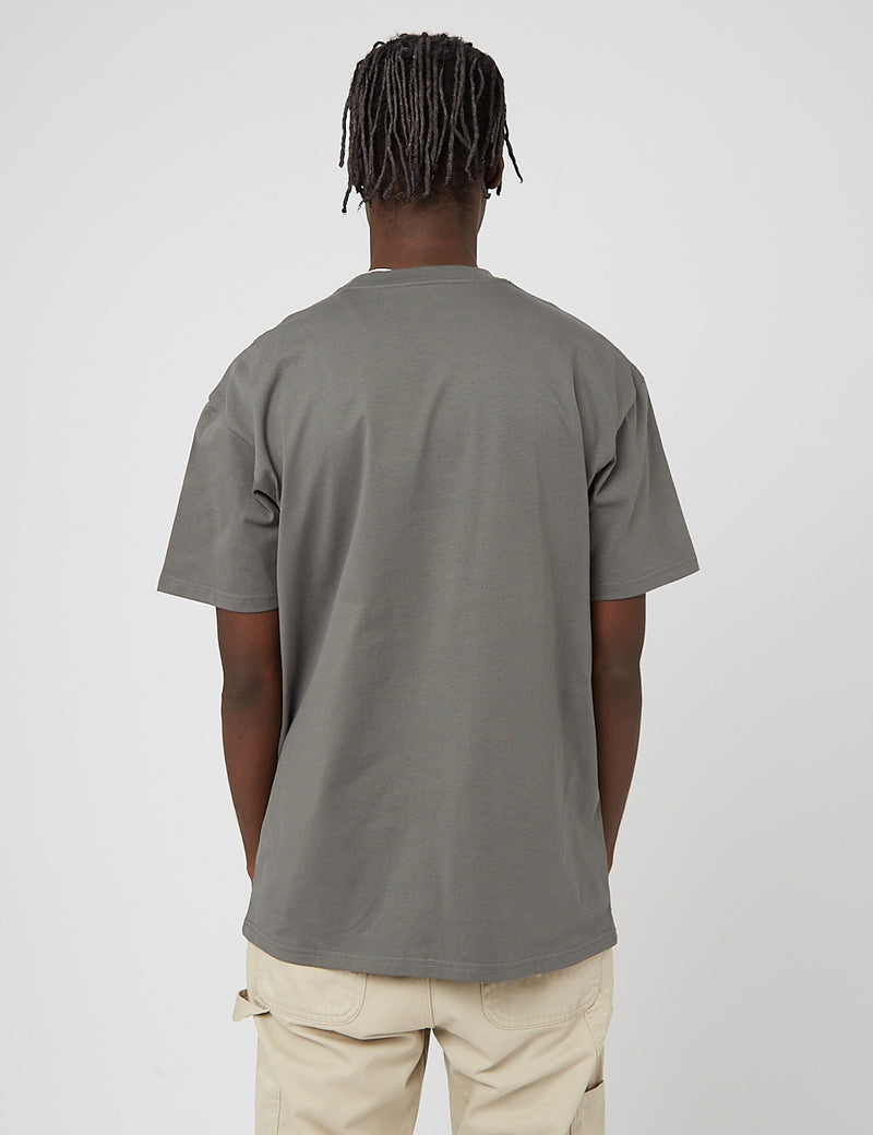 Carhartt-WIP Chase T-Shirt - Vert Thym/Or