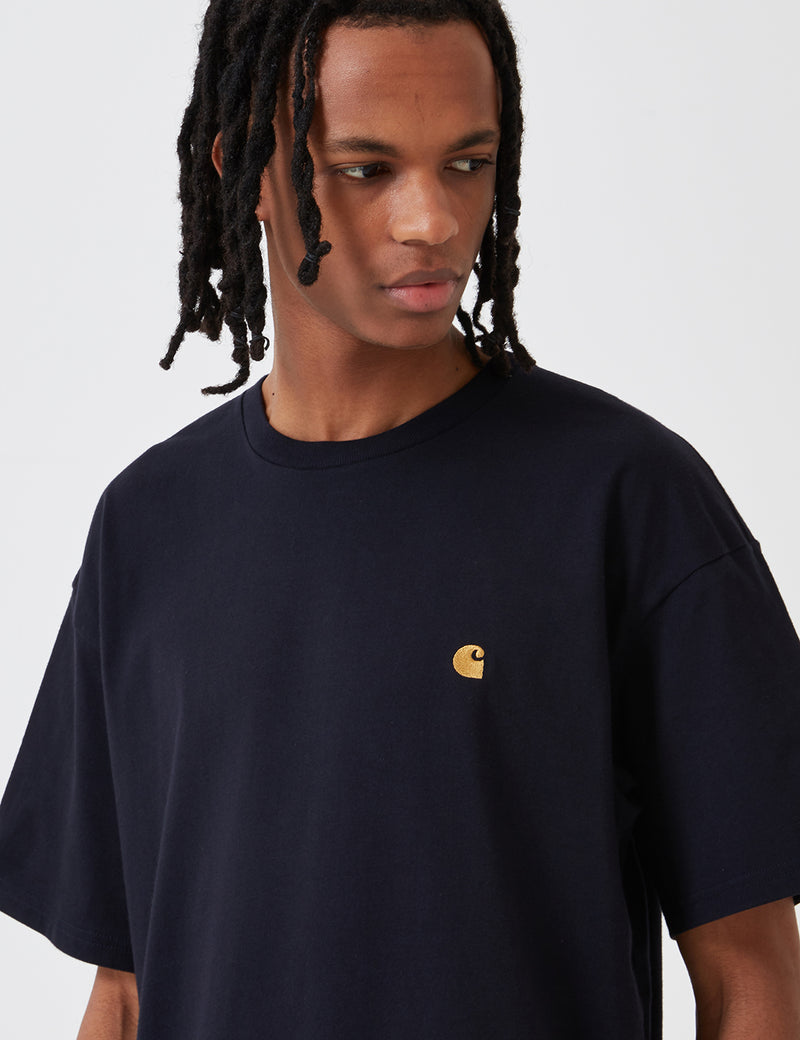 Carhartt-WIP Chase T-Shirt - Dark Navy