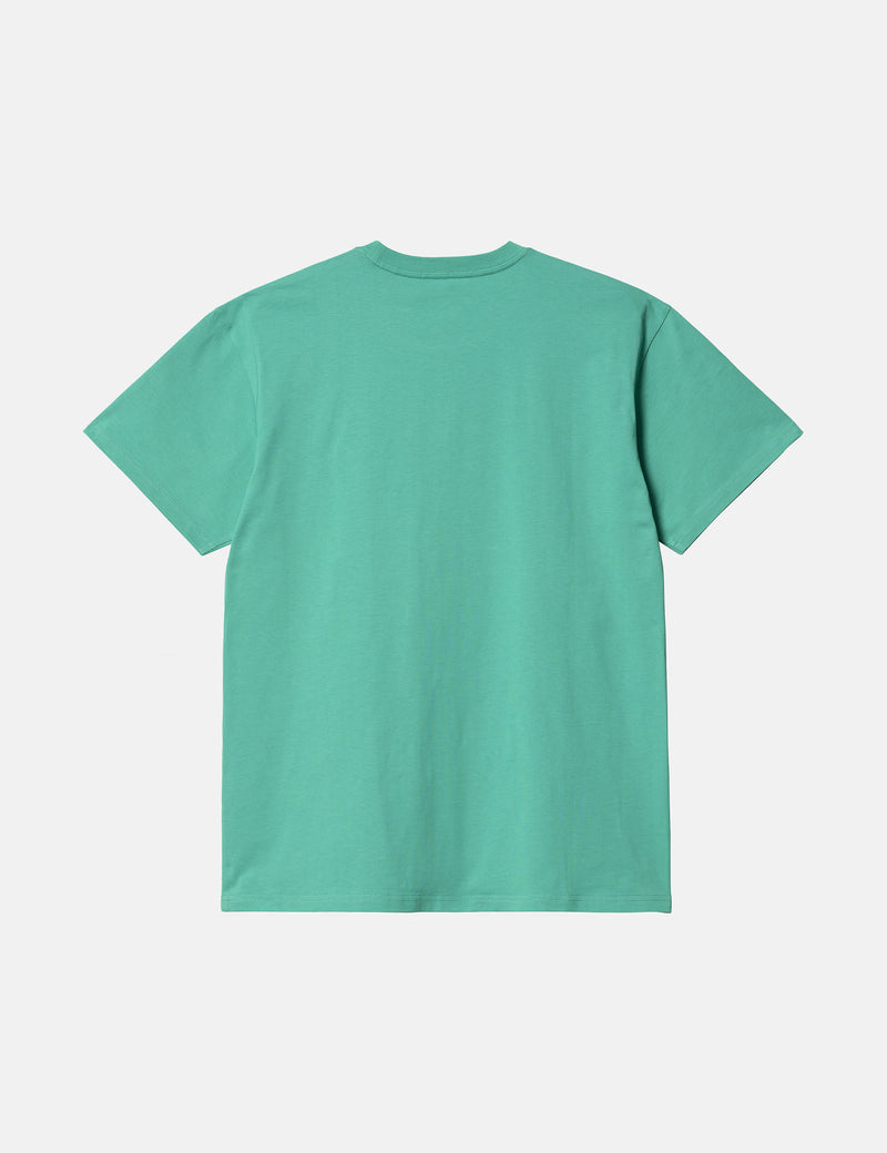 Carhartt-WIP Chase T-Shirt (Loose) - Aqua Green