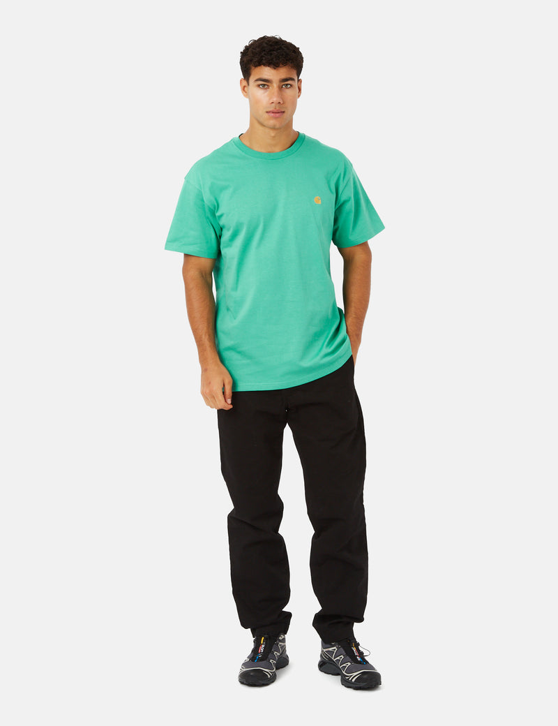Carhartt-WIP Chase T-Shirt (Loose) - Aqua Green
