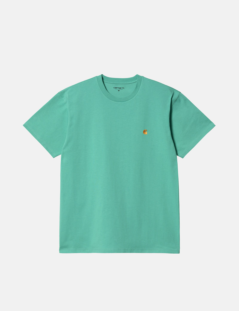 Carhartt-WIP Chase T-Shirt (Loose) - Aqua Green
