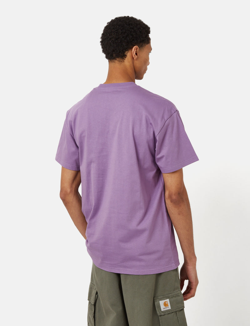 Carhartt WIP CHASE - T-shirt basique - violanda/violet 