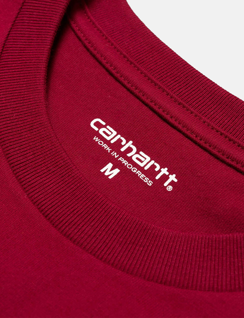 T-Shirt Carhartt-WIP Chase - Mulberry Burgundy