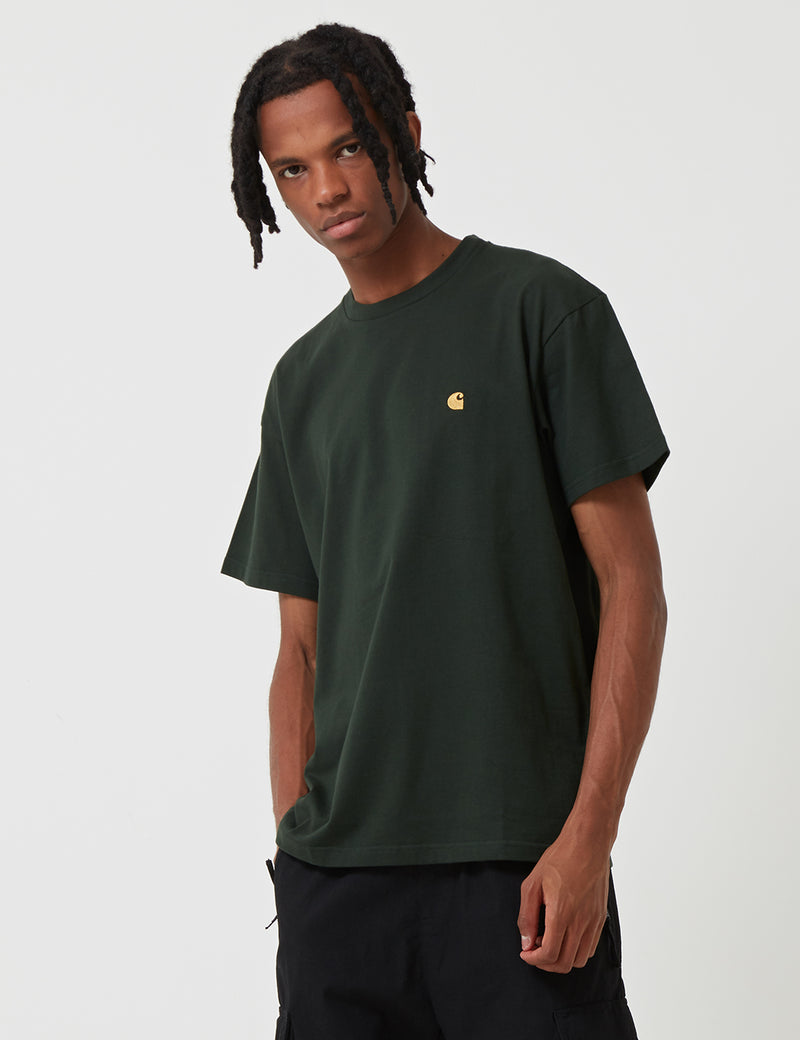 カーハート-WIPチェイスTシャツ-ローデングリーン