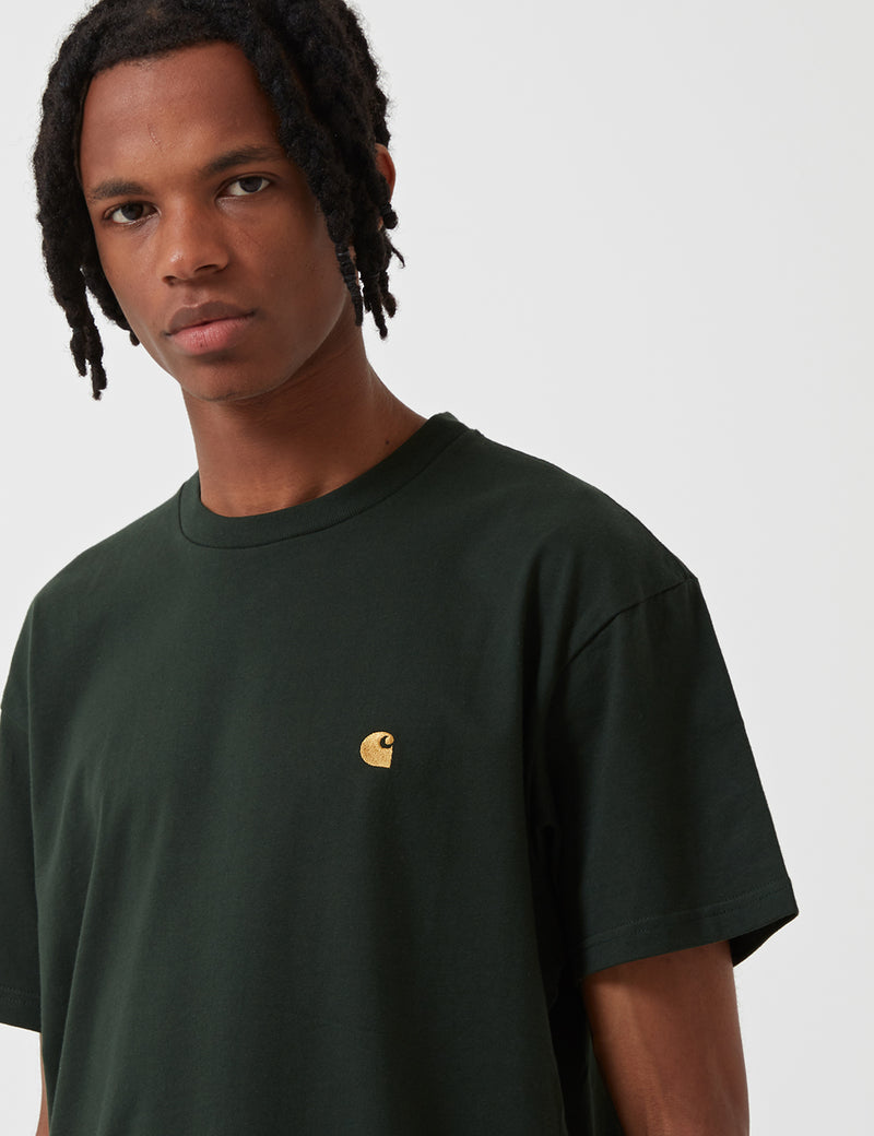 カーハート-WIPチェイスTシャツ-ローデングリーン