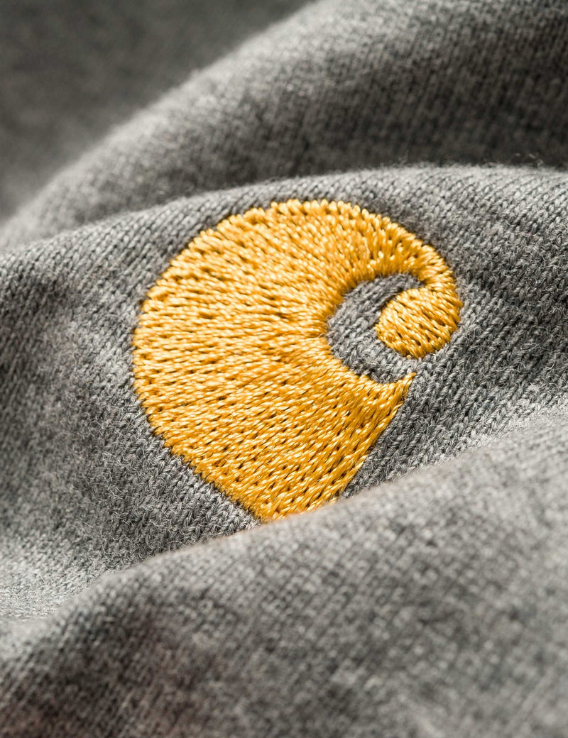 Carhartt-WIP Chase T-Shirt - Dark Grey Heather