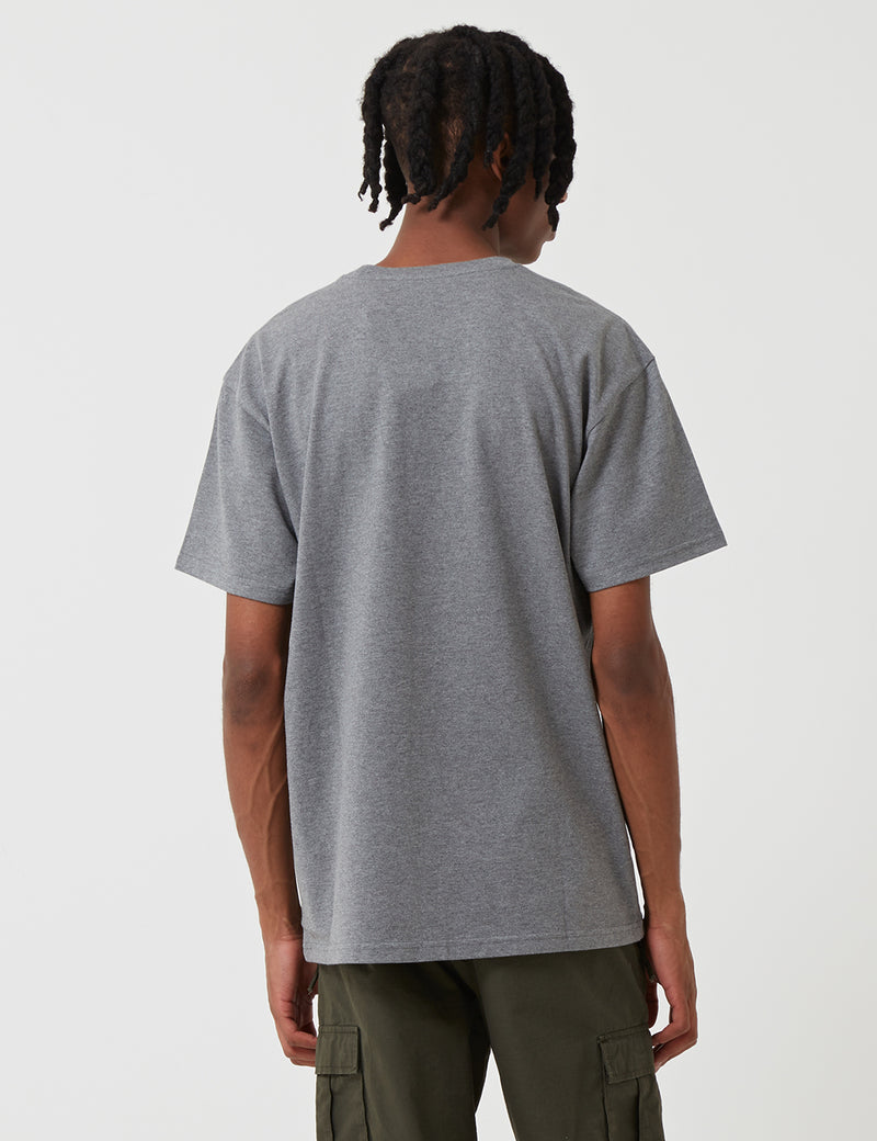 Carhartt-WIP Chase T-Shirt - Dark Grey Heather