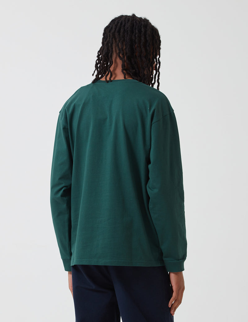 Carhartt-WIP Chase Long Sleeve T-Shirt - Treehouse Green