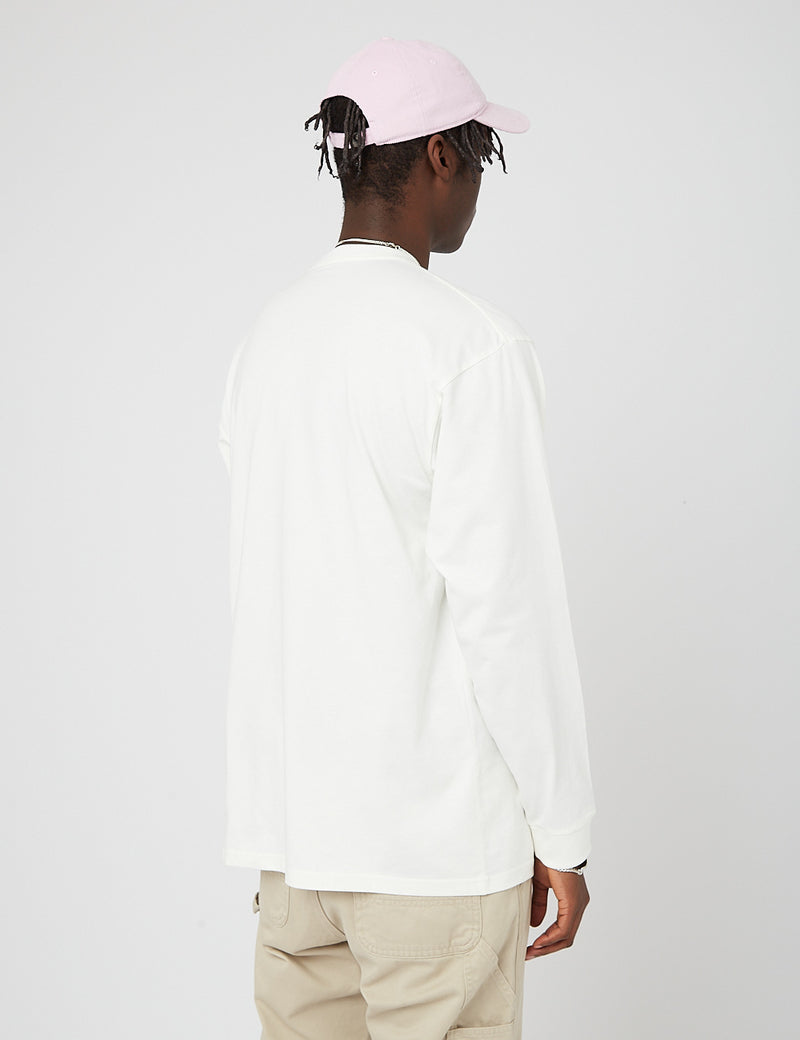 Carhartt-WIP Chase T-Shirt à Manche Longue - Cire/Or