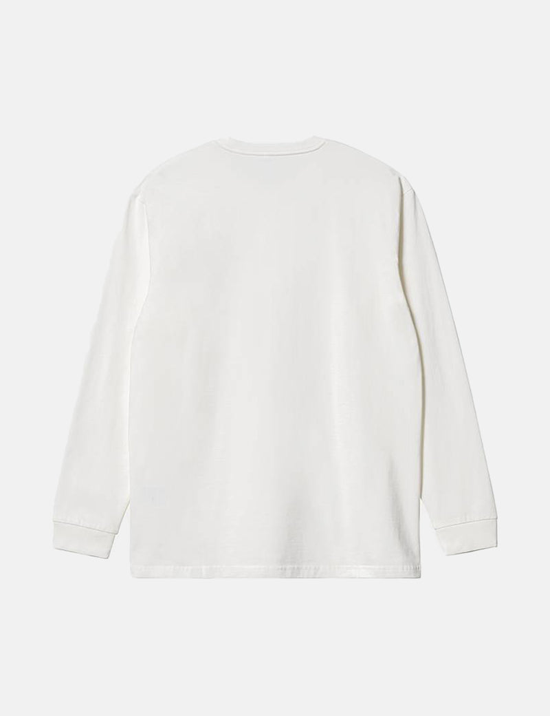 Carhartt-WIP Chase T-Shirt à Manche Longue - Cire/Or