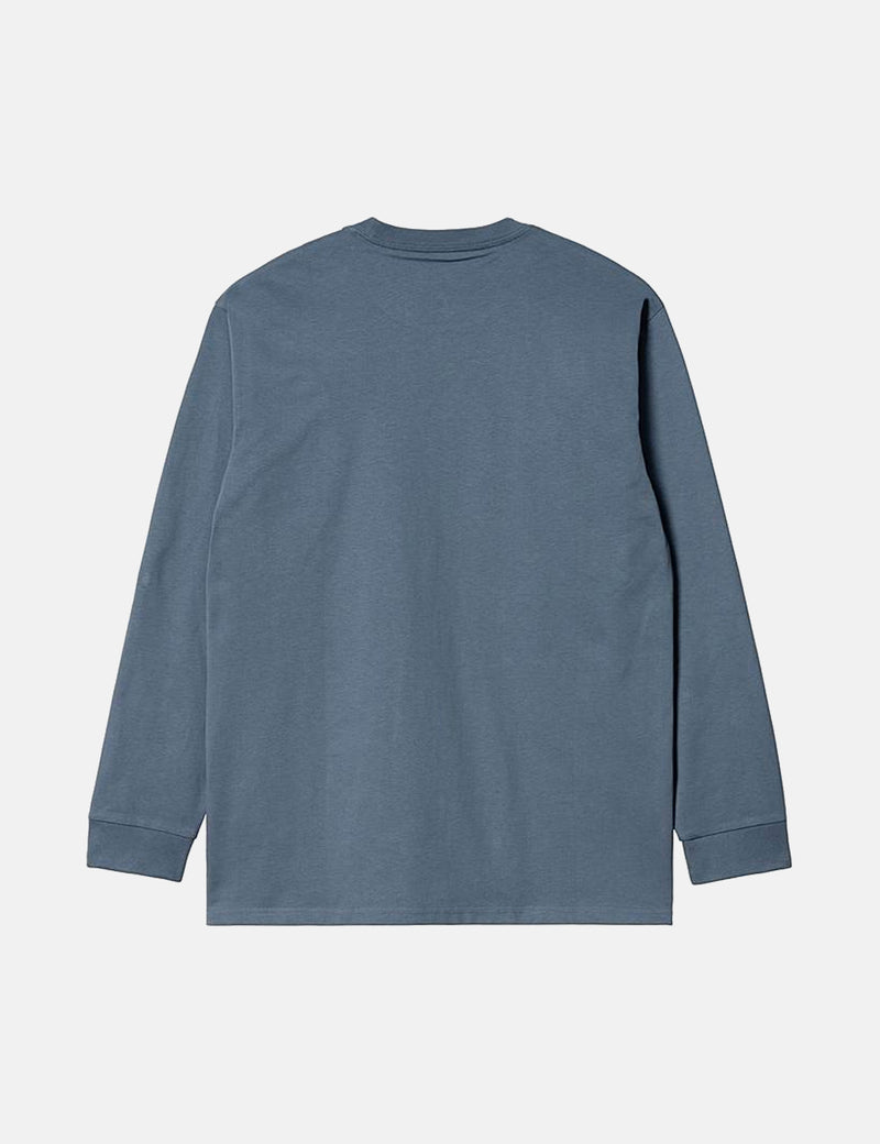 Carhartt-WIP T-Shirt à Manche Longue Chase - Storm Blue