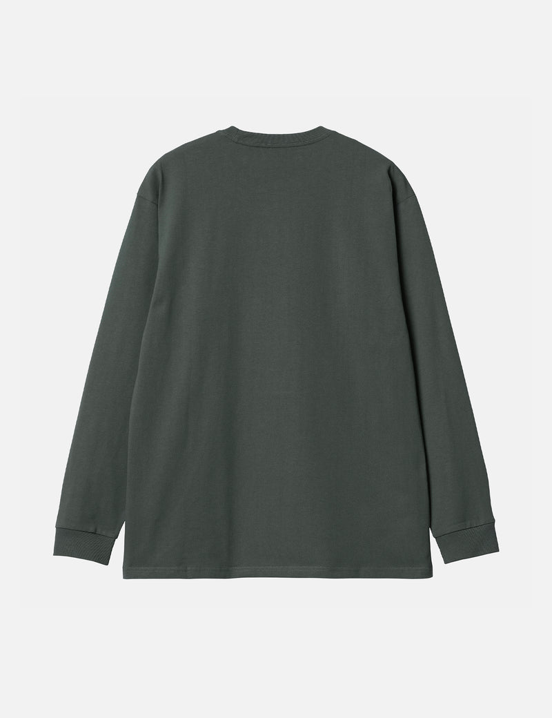 Carhartt-WIP Chase Long Sleeve T-Shirt (Loose) - Jura Green