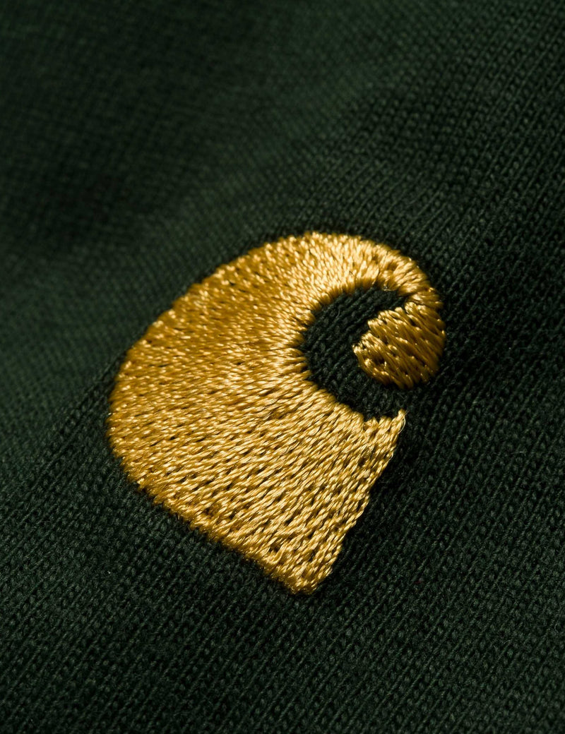 Carhartt-WIP Chase Long Sleeve T-Shirt - Loden Green