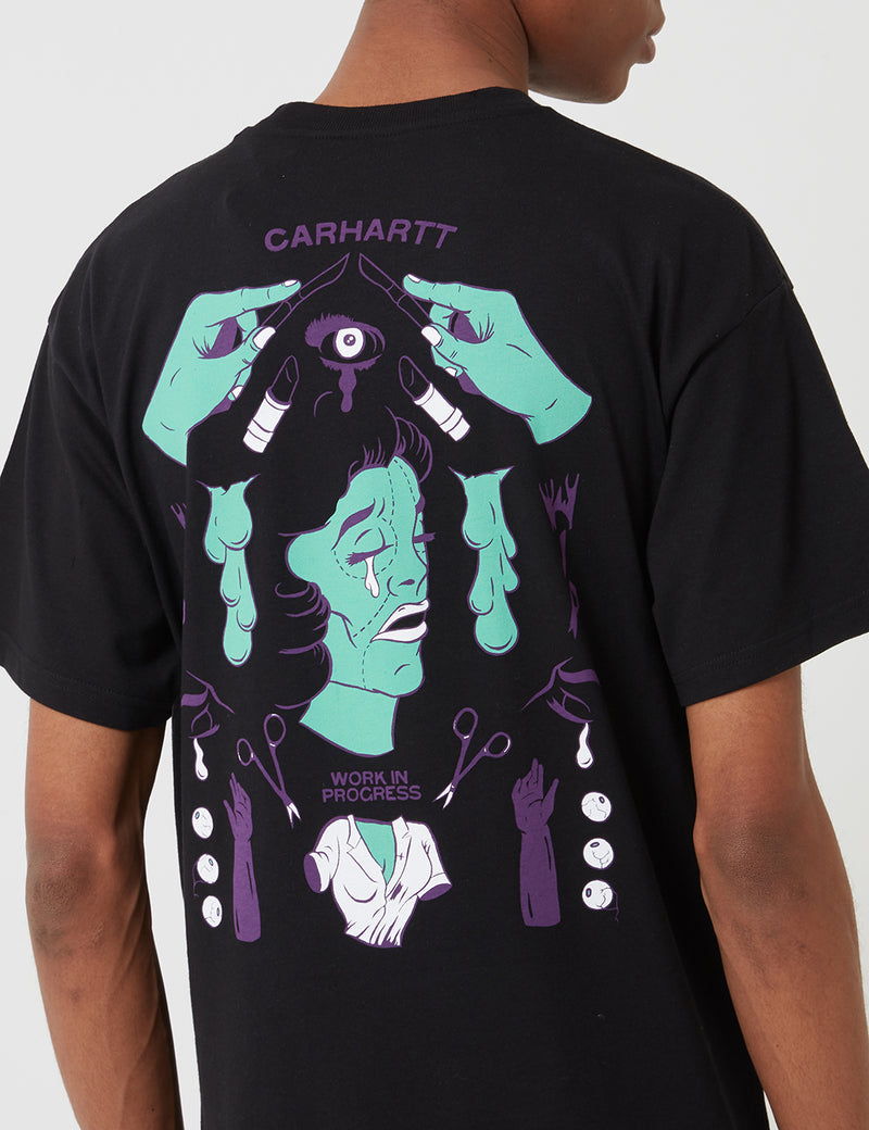 Carhartt-WIP Horror T-Shirt - Black