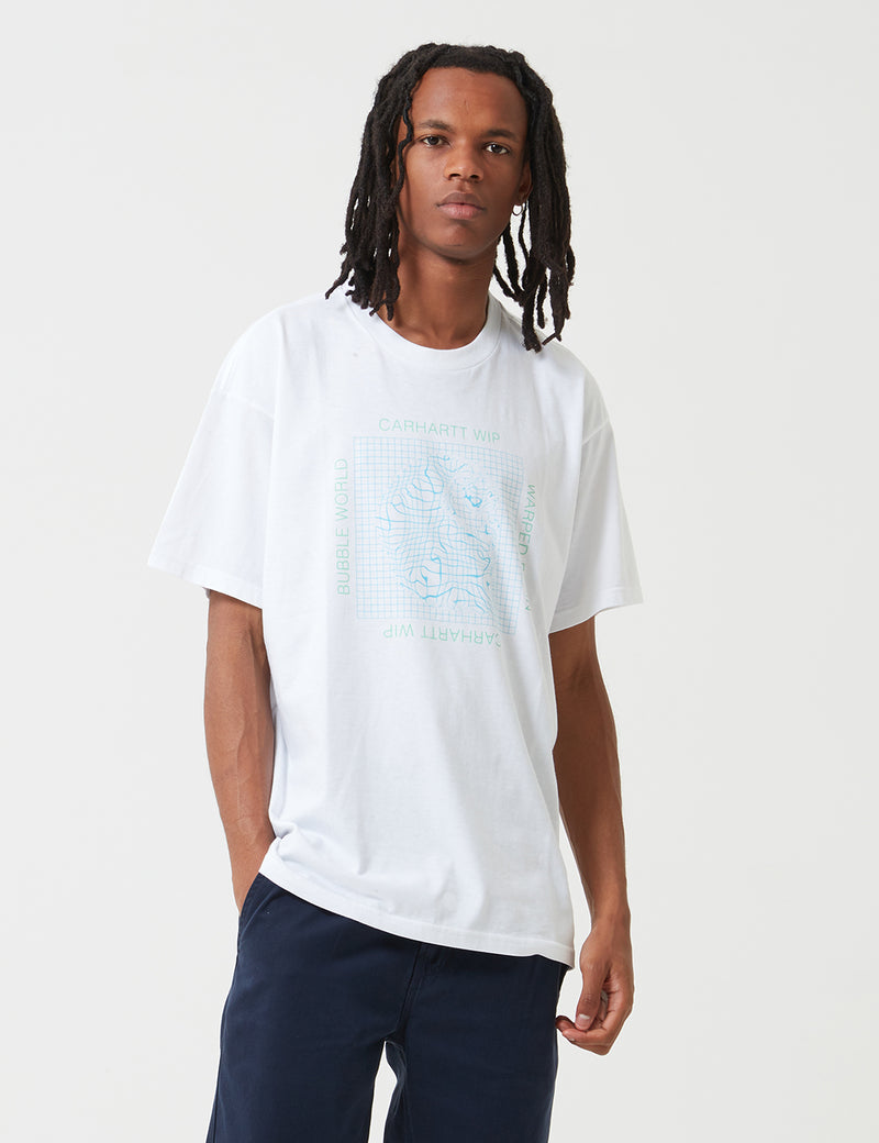 Carhartt-WIP WIP Grid C T-Shirt - White