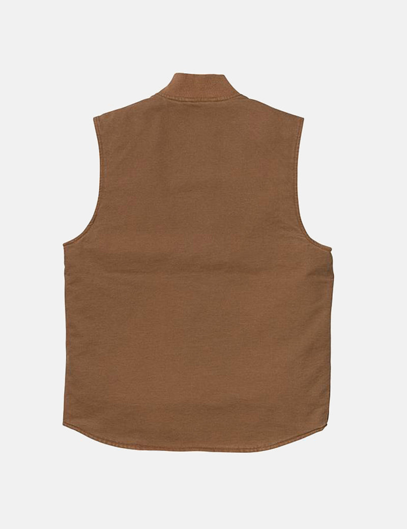 Carhartt-WIPベスト（オーガニックコットン）-ハミルトンブラウン