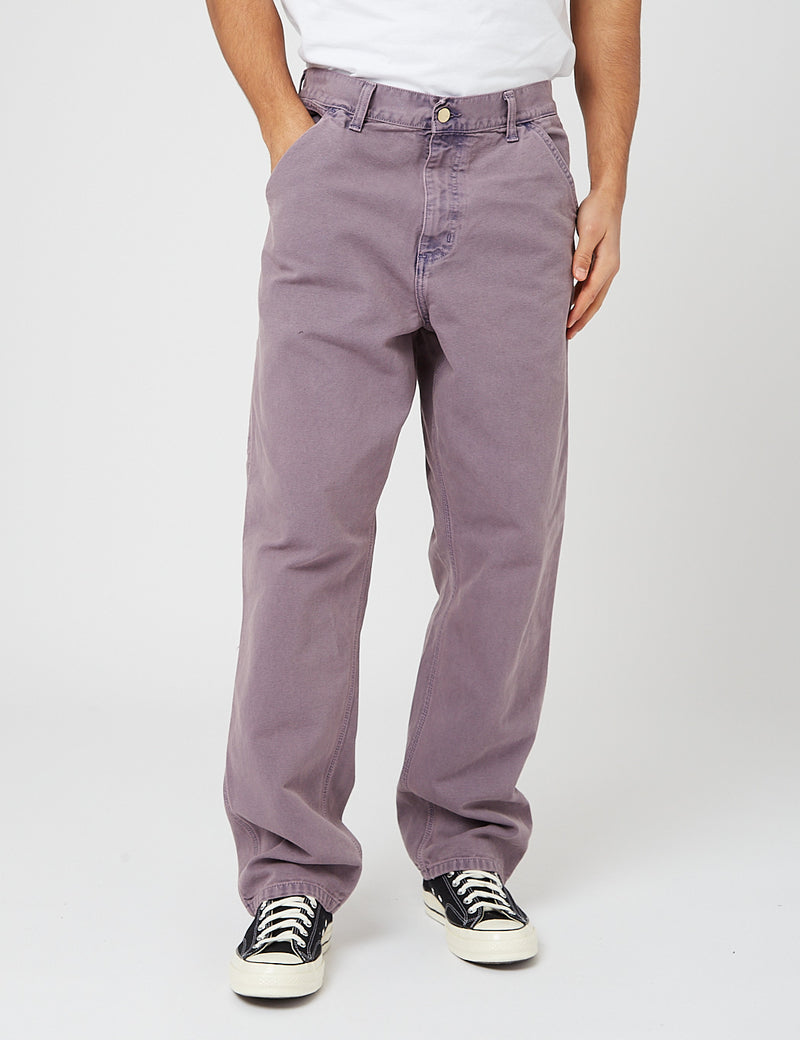 Carhartt-WIP Single Knee Pant - Razzmic Violet
