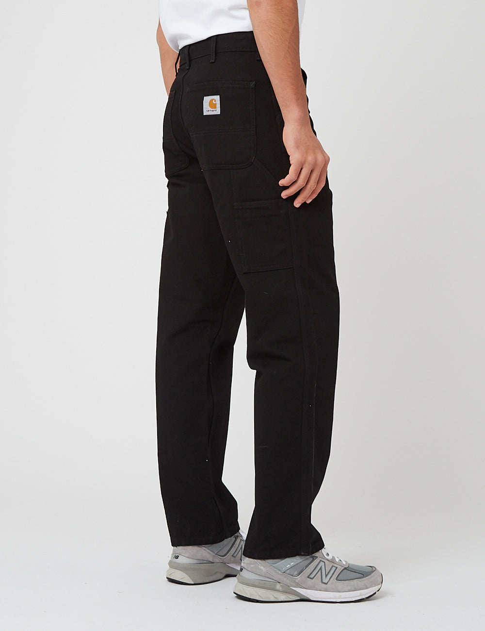 ジーンズ ツールポケット付き メンズ スラックス　カーゴ　W29　ブラック　紺