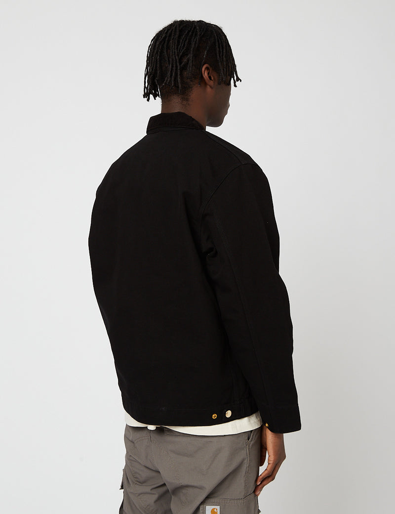 Carhartt-WIP Detroit Jacket (Organic Cotton, 12 oz) - Black/Black