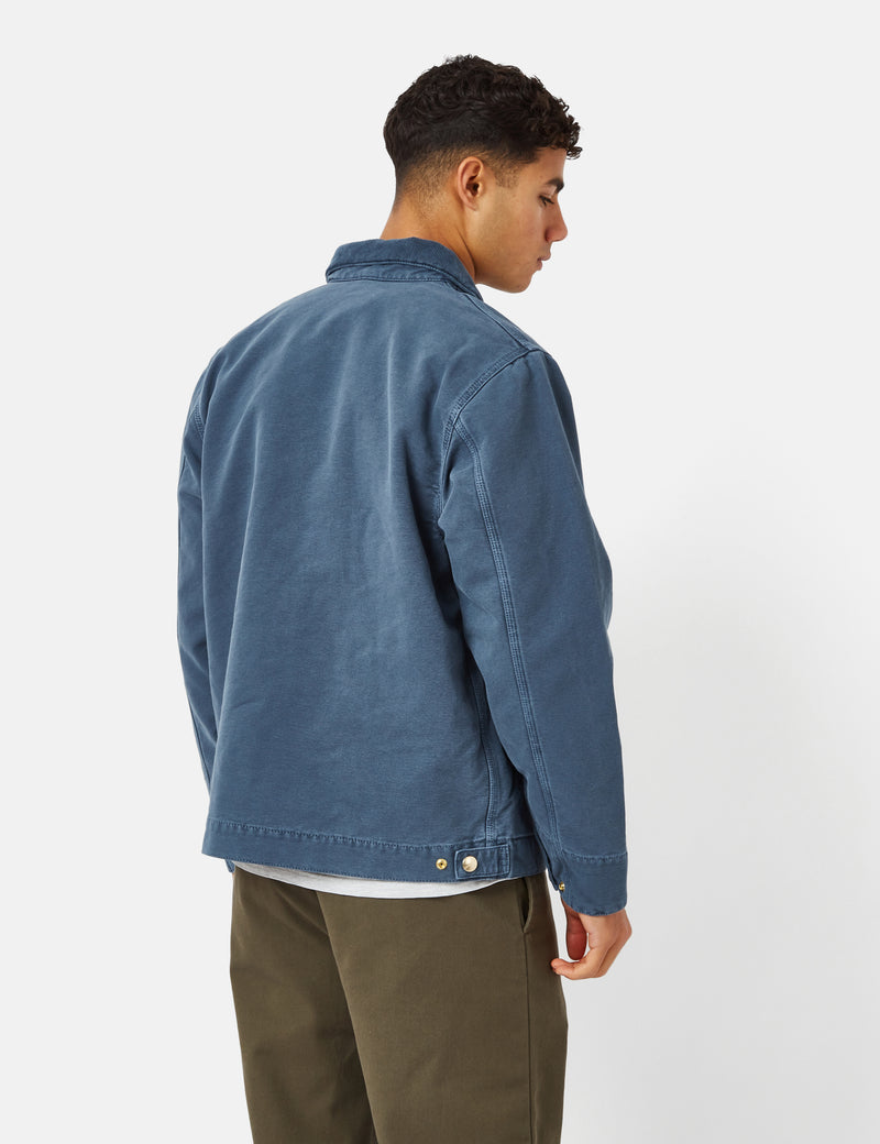 Carhartt-WIP Detroit Jacket (Organic) - Storm Blue Faded